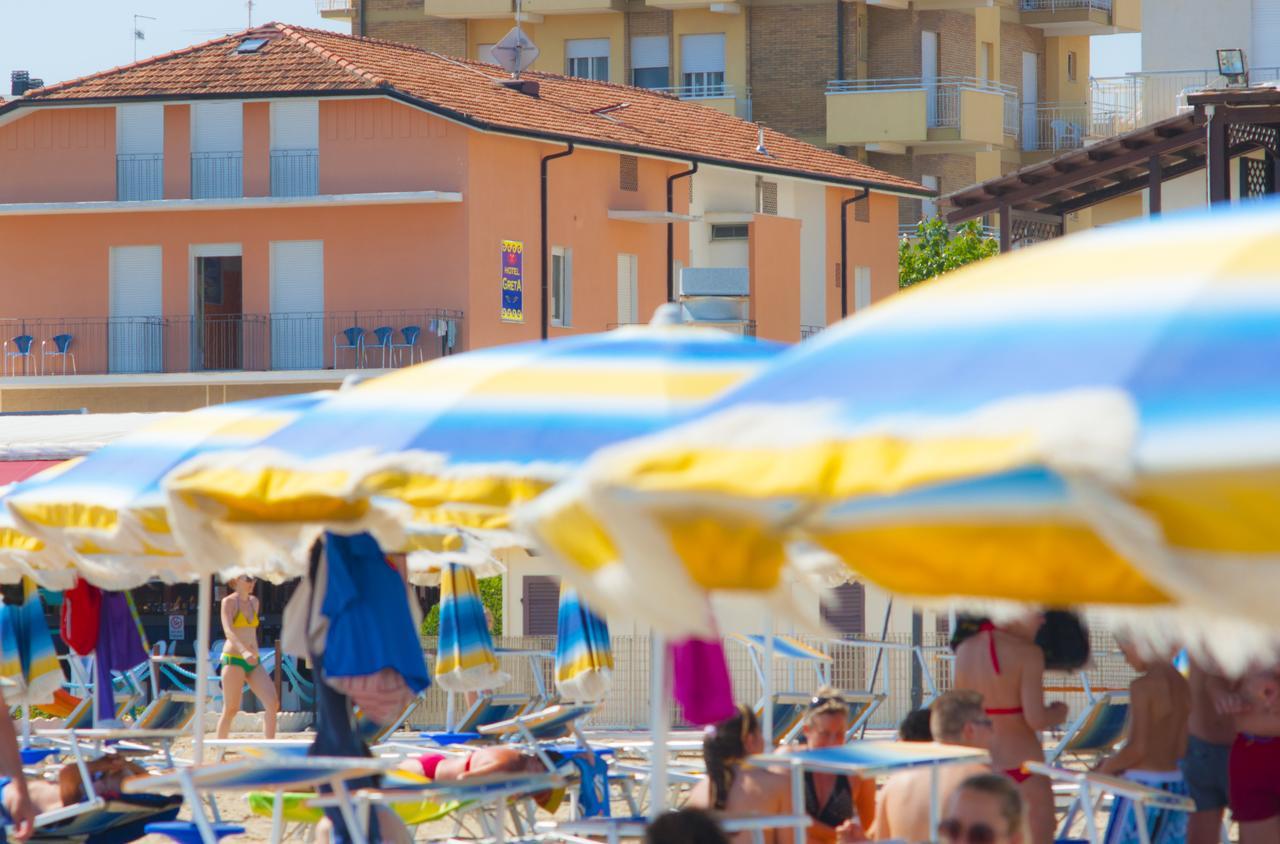 Hotel Greta B&B Rimini Kültér fotó